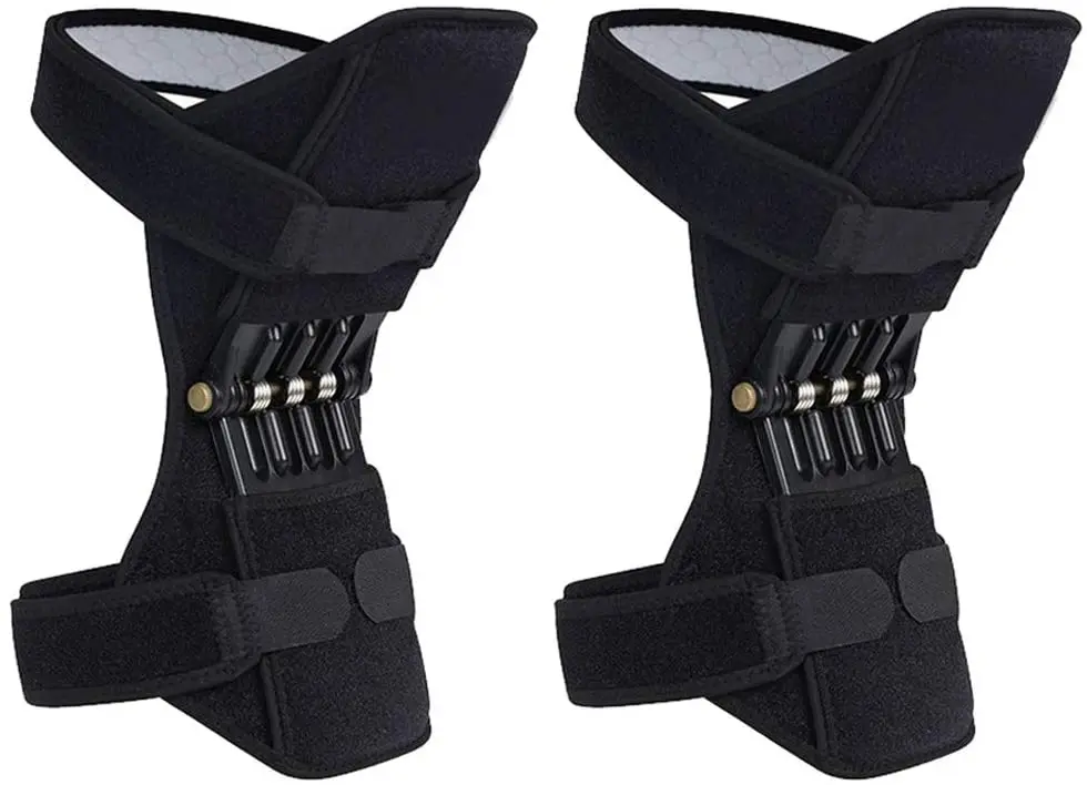 

Knee Protection Booster Power Support Knee Pads Spring Force Compression Sports Running Rebound Joint Pain Leg Protector