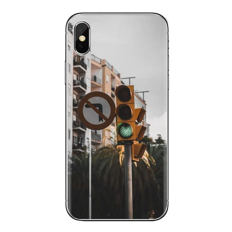 Светофоры мягкие прозрачные чехлы для huawei P Smart Y6 P8 P9 P10 Plus Nova P20 Lite Pro Mini 2017 SLA-L02 SLA-L22