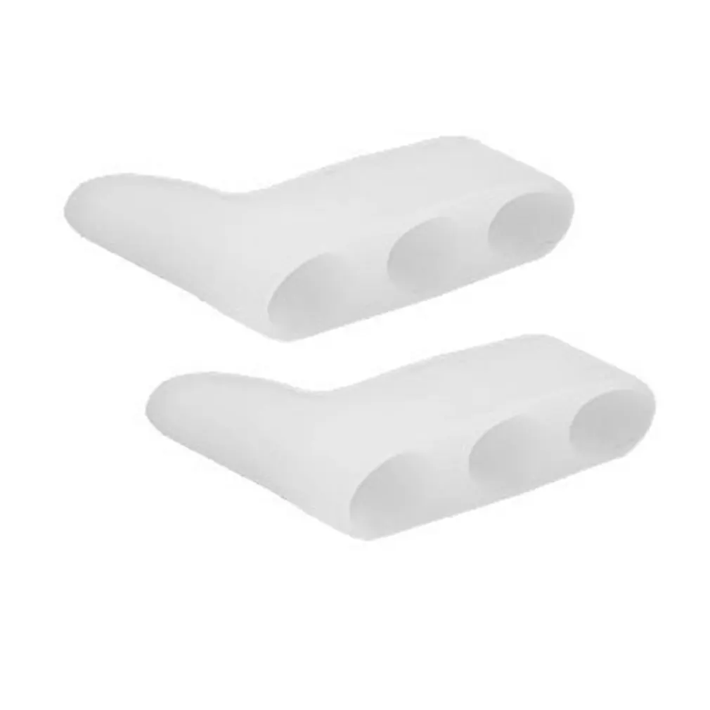 Силиконовый разделитель для ноги ортопедическая поддержка 3 отверстия маленький