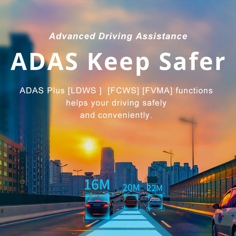 12 'ƊG ADAS Android 8 1 четырехъядерный 2GB ram Автомобильный видеорегистратор Dash камера