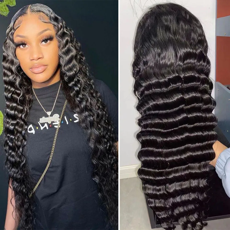 

32 Inch Loose Wave Lace Front Wig 13x4 13X6 Deep Wave Frontal Wigs For Women Human Hair 6x6 Clsure Wig Preplucked Remy Lace Wig