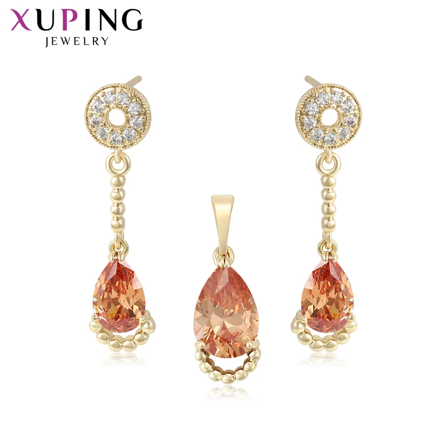 Xuping Изысканные милые модные и красивые комплекты украшений популярная большая акция высокого качества для женщин подарок S205.1-65585