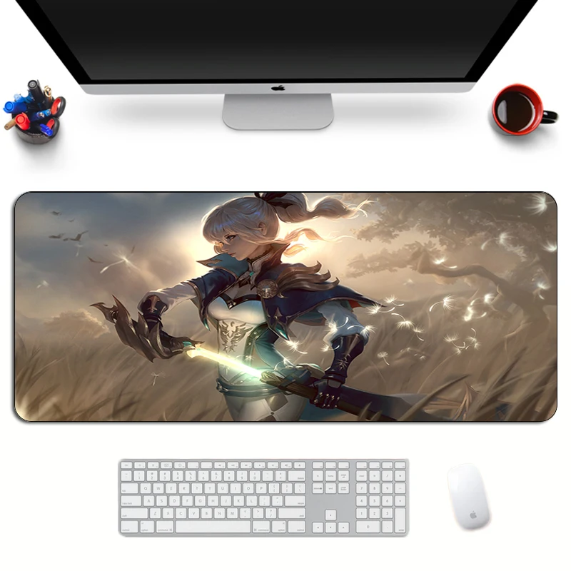 genshin impact gaming mouse pad anime large custom sexy mousepad durable rubber kawaii xl cartoon keyboard laptop fashion mat free global shipping