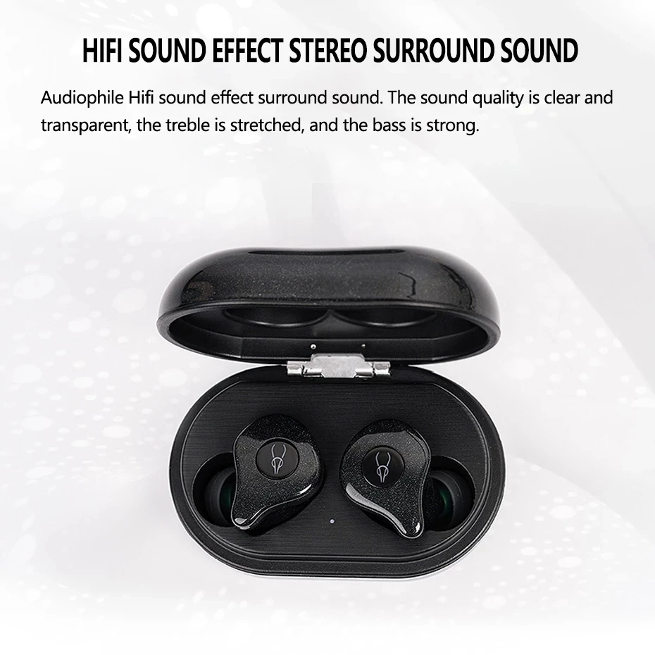 

E16 настоящая беспроводная гарнитура TWS Bluetooth-совместимая гарнитура HiFi стерео шумоподавляющие наушники-вкладыши спортивные наушники для xiaomi...