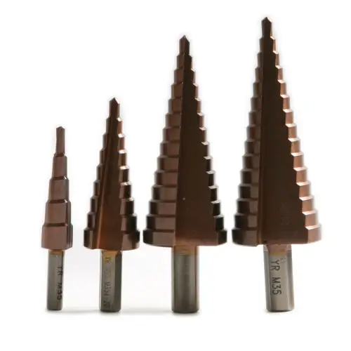 1 шт. резак для отверстий из быстрорежущей стали Кобальт M35 ступенчатое сверло с