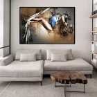 Творческий абстрактный танец Искусство Холст Живопись ретро плакаты и принты настенные картины современная гостиная украшение дома