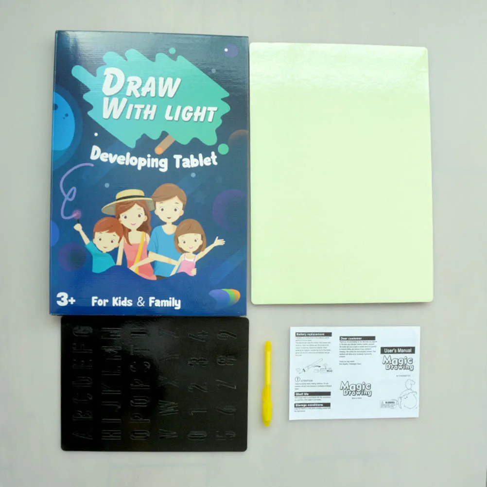 Светодиодная светящаяся доска для рисования граффити в темноте флуоресцентная