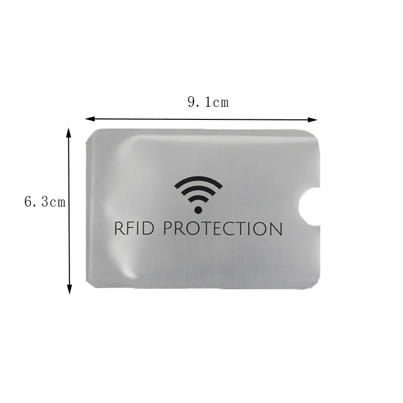 Анти-scan RFID блокатор кредитные карты NFC экранирующая кредитница чехол FOB сигнальное Экранирование протектор для защиты конфиденциальности BAG1034