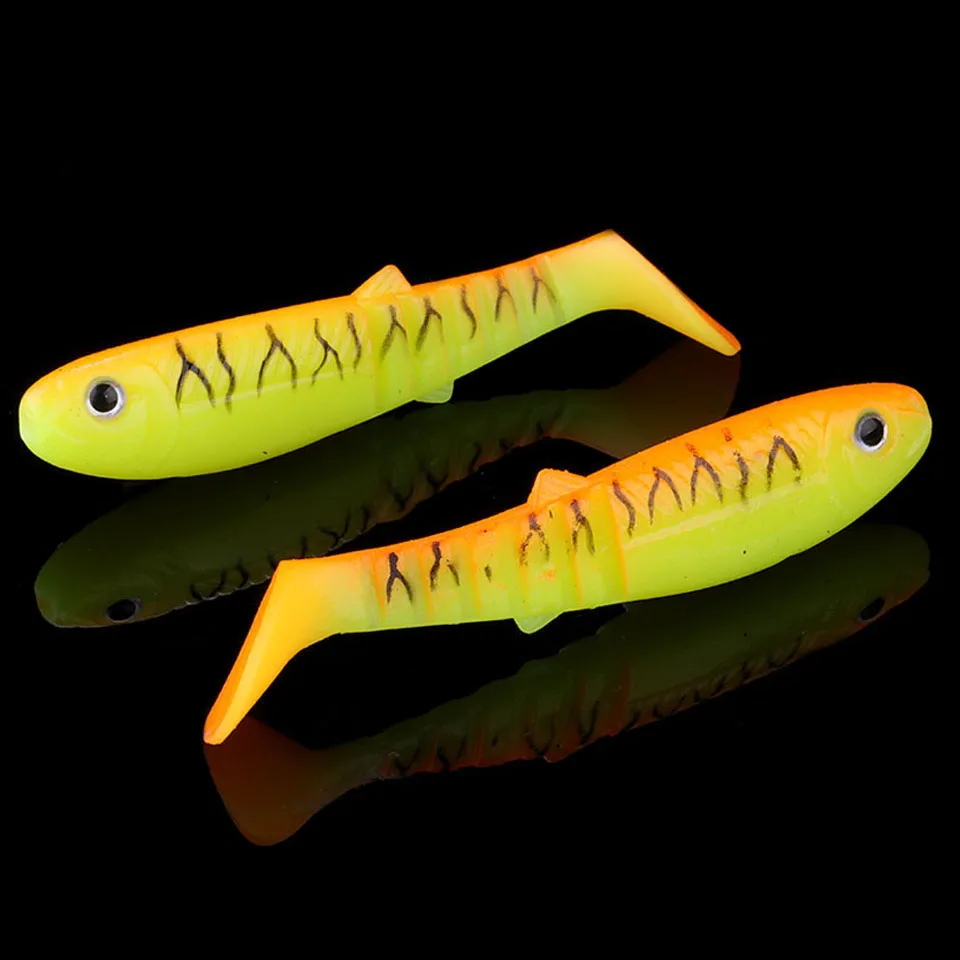 WALK FISH 4 шт./лот 5 7 г 8 см приманки для рыбной ловли искусственные мягкие рыболовные