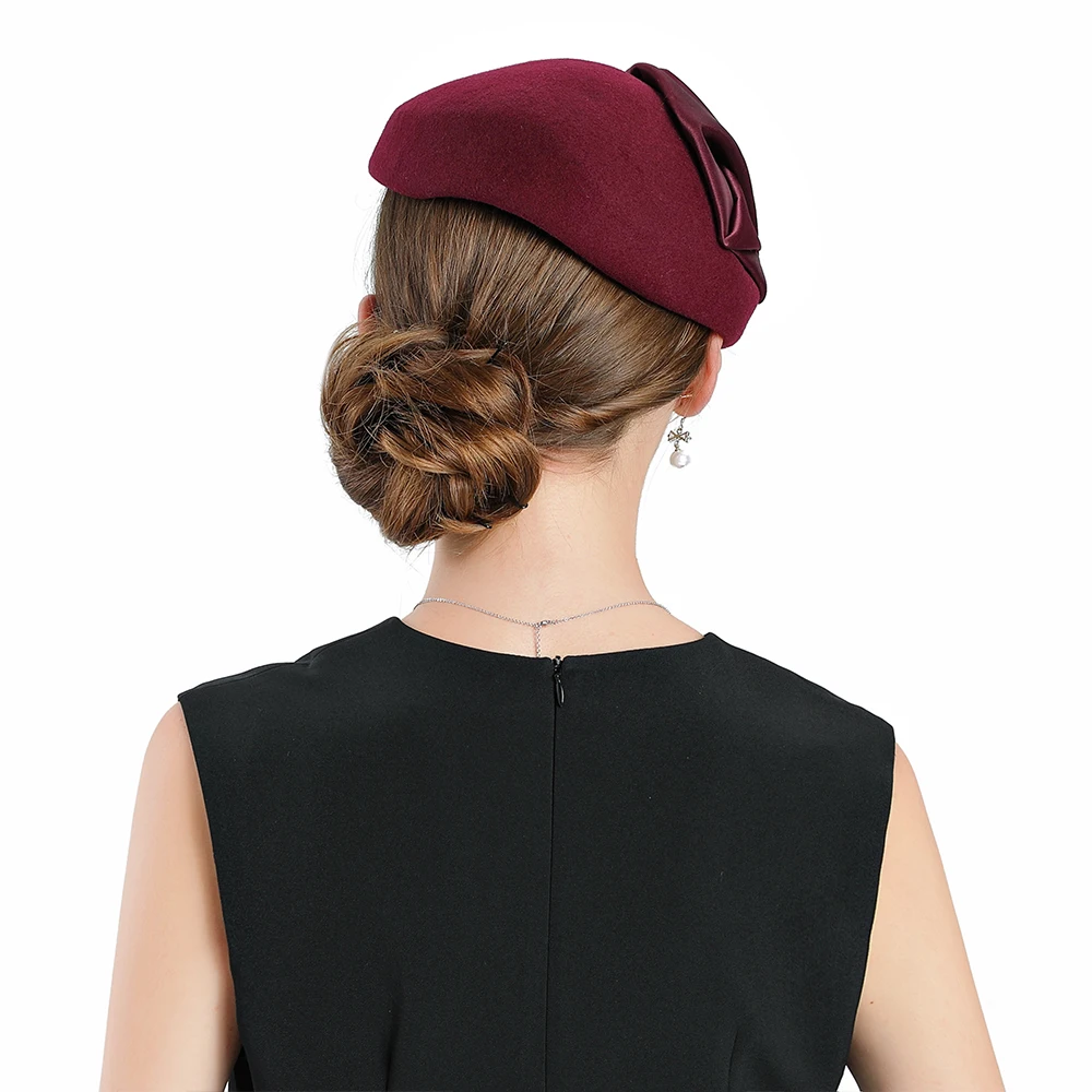 Lady Winter Berets Hat Painter Style Hat Women Wool Vintage Berets French Artist Warm Wool Winter Beanie Hat Warm Walking Cap
