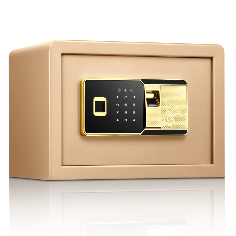 Пароль отпечатка пальца все стали маленький домашний офис Сейф 25 см отпечаток
