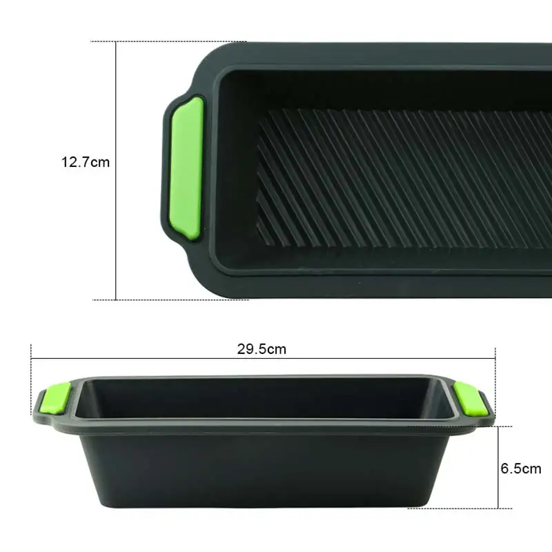 1 шт. прямоугольная силиконовая форма для хлеба торта выпечки антипригарный