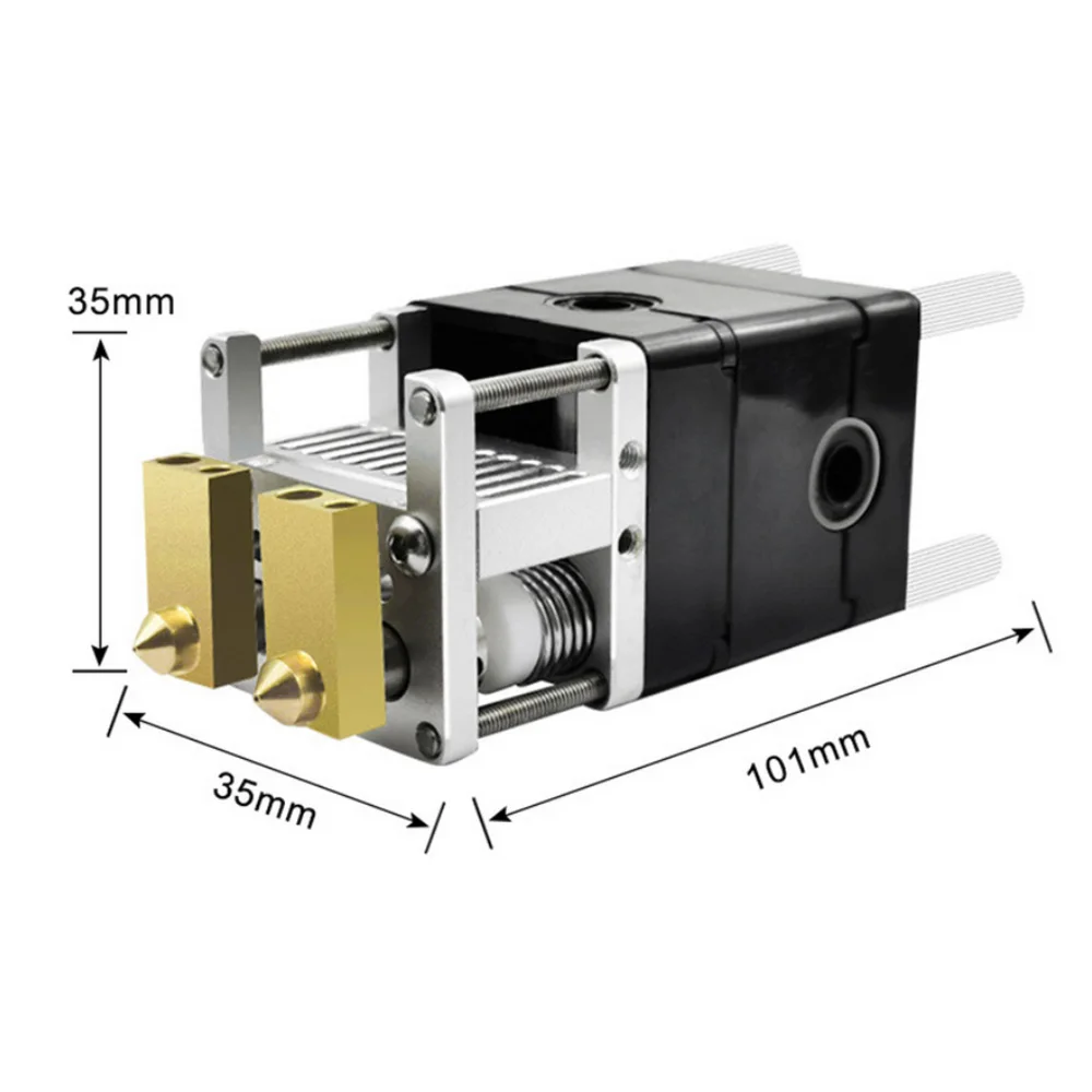 3D Printer Heaterblock UM2 Dual Heads Extruder Block Hot End DIY Assembly Parts Kit for 1.75mm | Компьютеры и офис