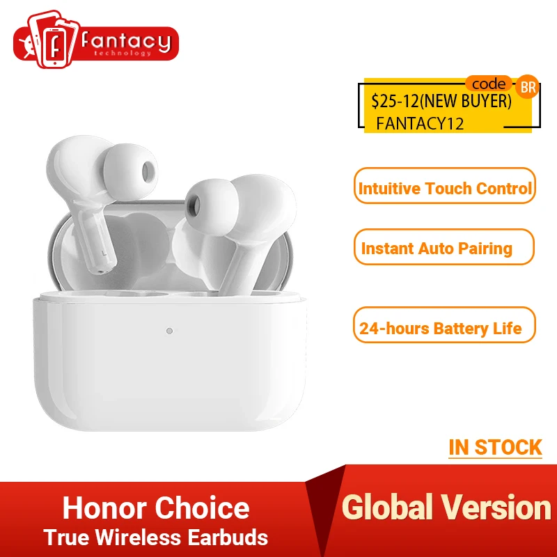 Глобальная версия Honor Choice наушники X1 TWS Беспроводные с двойным микрофоном и