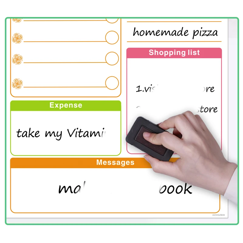 Магнитная белая доска календарь еженедельно для планирования расписания