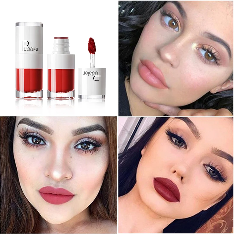 Водонепроницаемый Жидкий блеск для губ металлик матовая губная помада Косметика