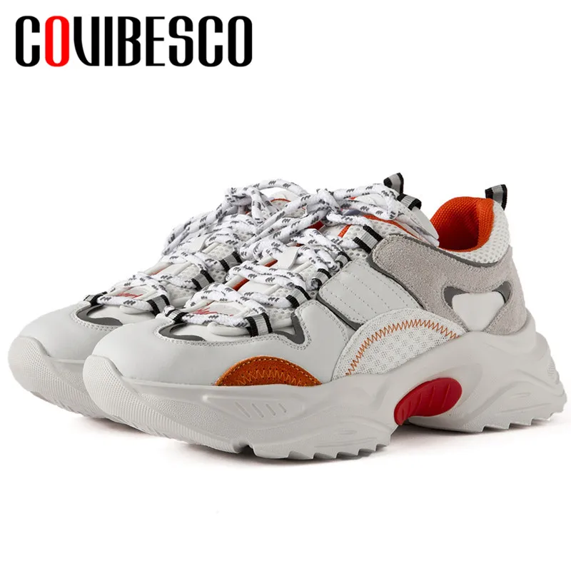 COVIBESCO/Новое поступление женская качественная обувь из натуральной кожи на