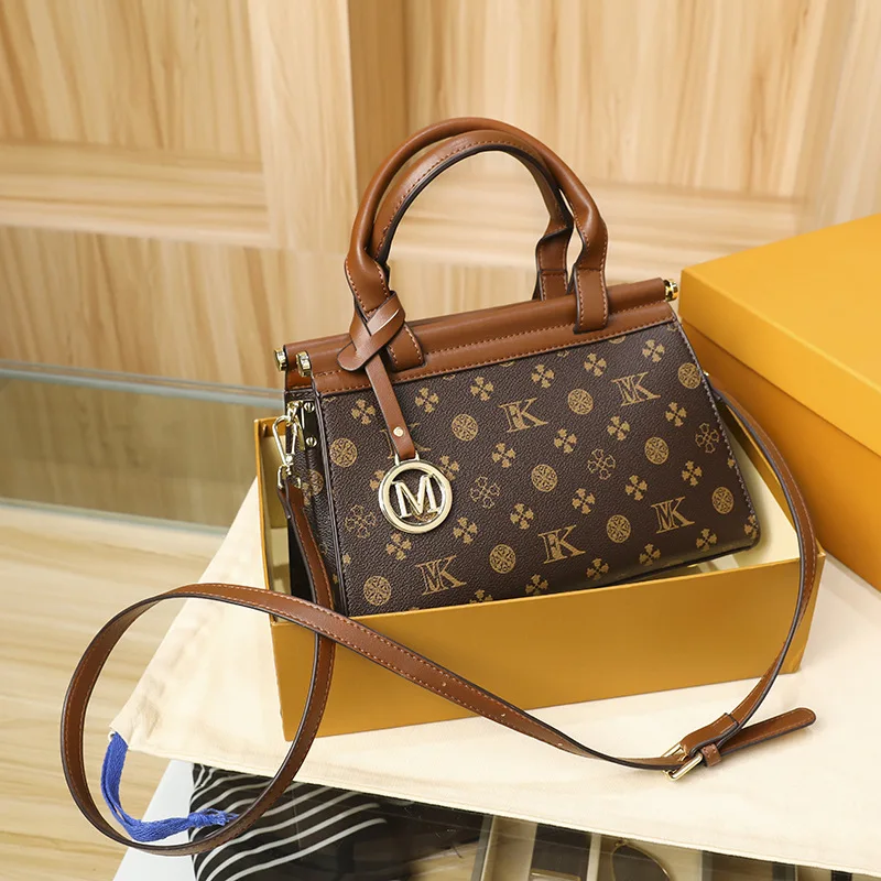 

Infinite Charm Ladies 100% Genuine Leather Western Fashion Presbyopia Ladies Handbags All-match Single Shoulder Messenger Bag Gg