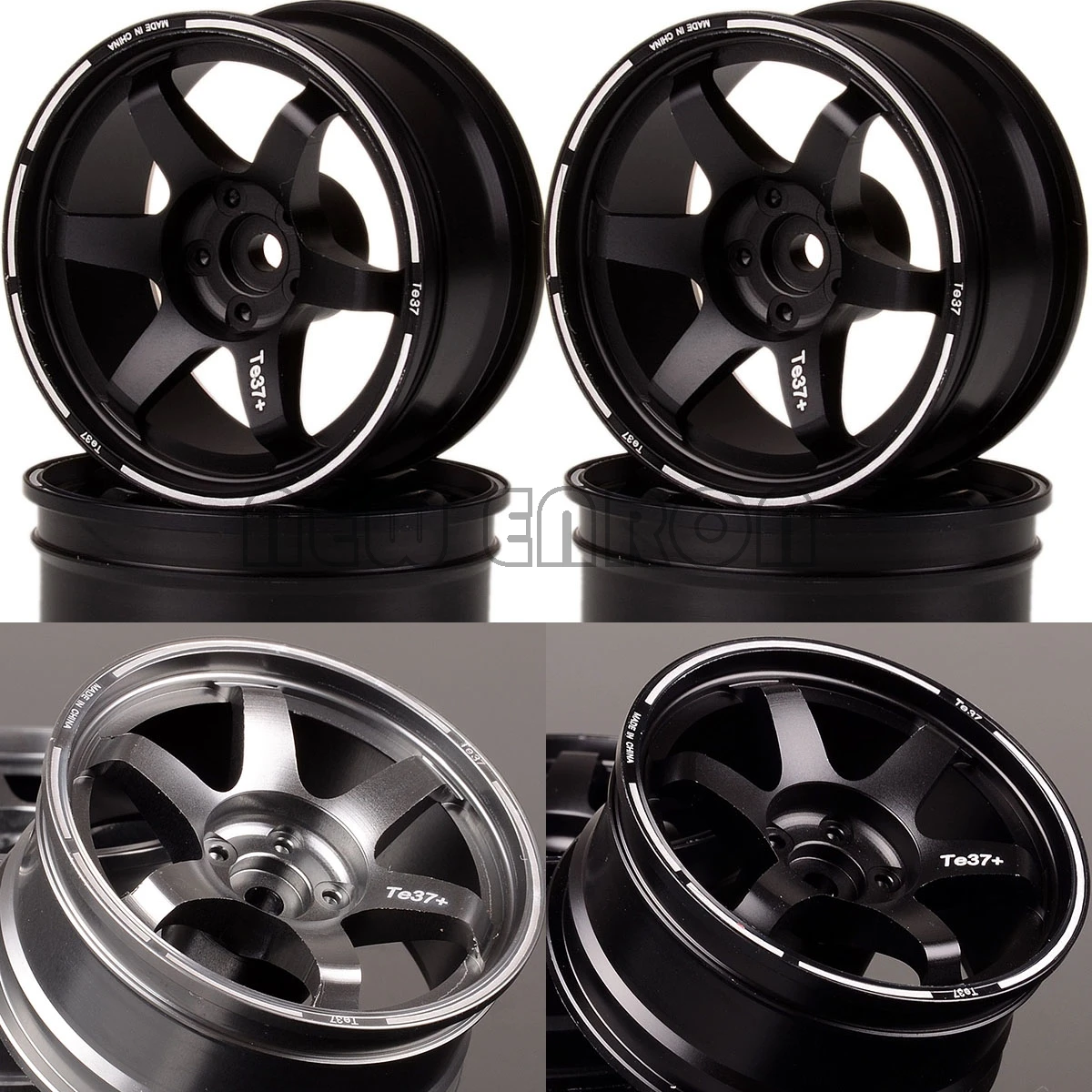 ENRON 4P алюминиевые колесные диски ступицы для RC 1/10 на дороге Drift HPI HSP TRX-4 TRX4 T4 Tamiya CC01 D90 D110 MST TF2