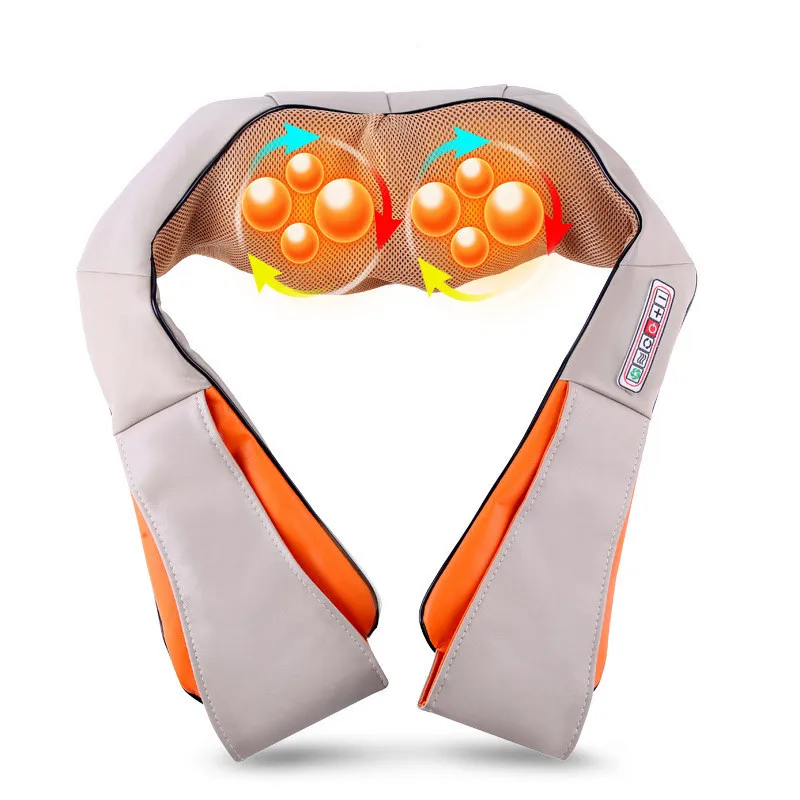 Электрический Массажер шиацу для спины шеи плеч тела спа инфракрасный 4D с