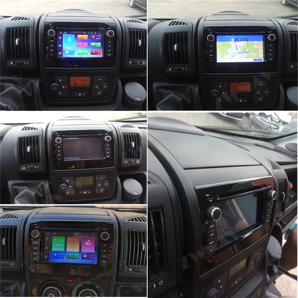 Радиоприемник 2 DIn Android для FIAT DUCATO CITROEN Jumper PEUGEOT Boxer 2006 2007 2008 2009 2010 2011 2012 2013 2014 2015 2016 -