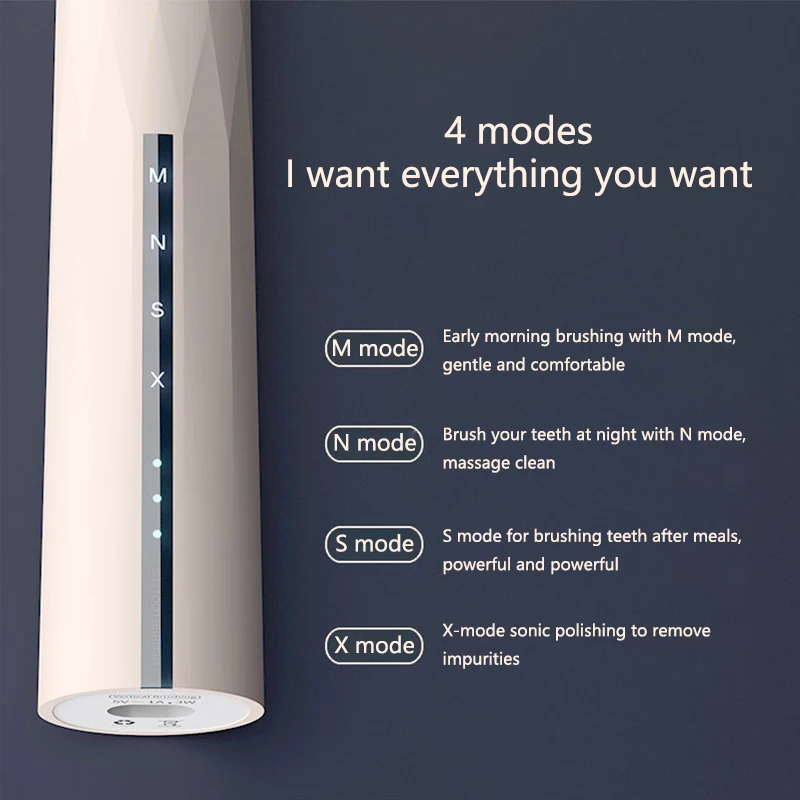 

Autocure 2020 New Electric Toothbrush Adult Student Party Girl Rechargeable Automatic Ultrasonic Soft Hair Electric Toothbrush