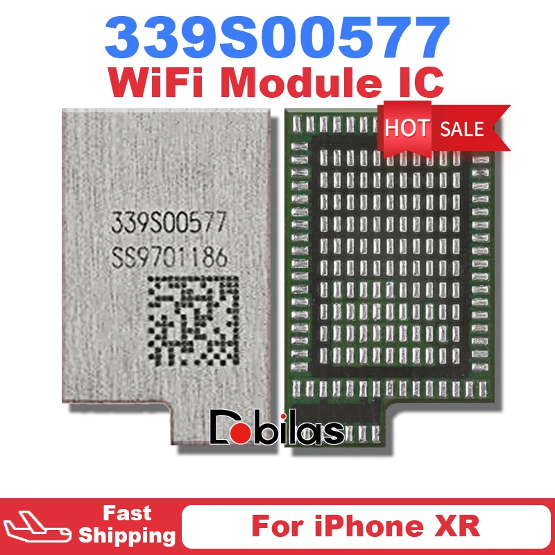 

Модуль с Wi-Fi 339S00577 для iPhone XR, высокотемпературный модуль с интегральной схемой BGA Wi-Fi IC Bluetooth, микросхема с интегральными схемами, 2 шт.