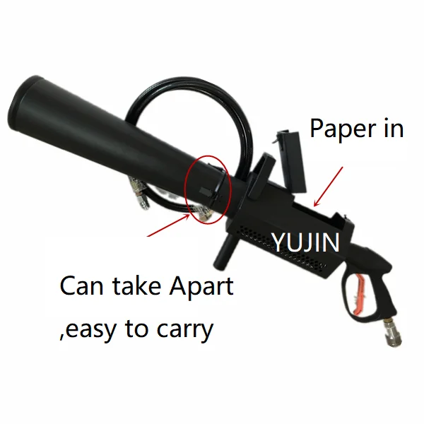 New Arrival Handheld Co2 Paper Confetti Cannon Jet Gun | Лампы и освещение