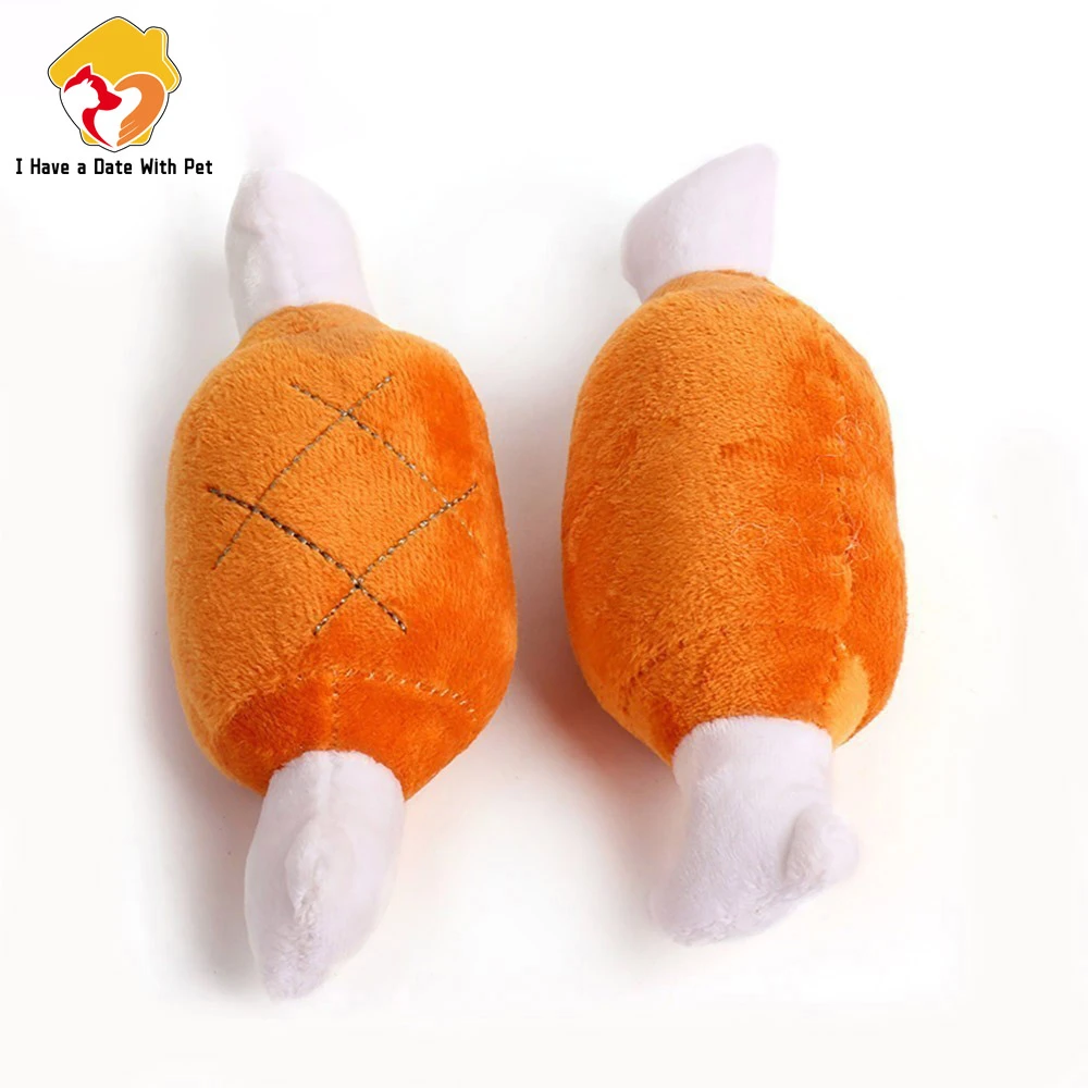 Интерактивные аксессуары для собак игрушки щенков плюшевые с двойной косточкой