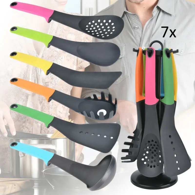 7 шт./компл. дома нейлон Кухня посуды термостойкие Пособия по кулинарии