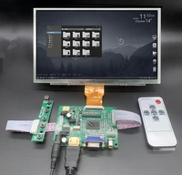 9 inch 1024600 lcd screen display monitor with driver control board vga hdmi compatible for lattepandaraspberry pi banana pi