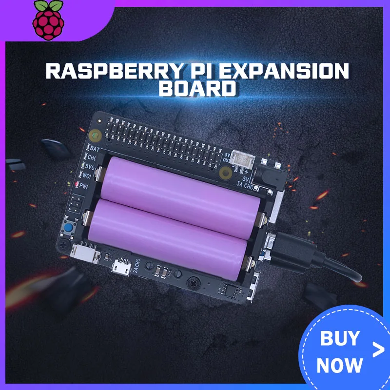 Raspberry Pi 4 Model B X725 UPS HAT 18650 Плата расширения управления питанием + безопасное