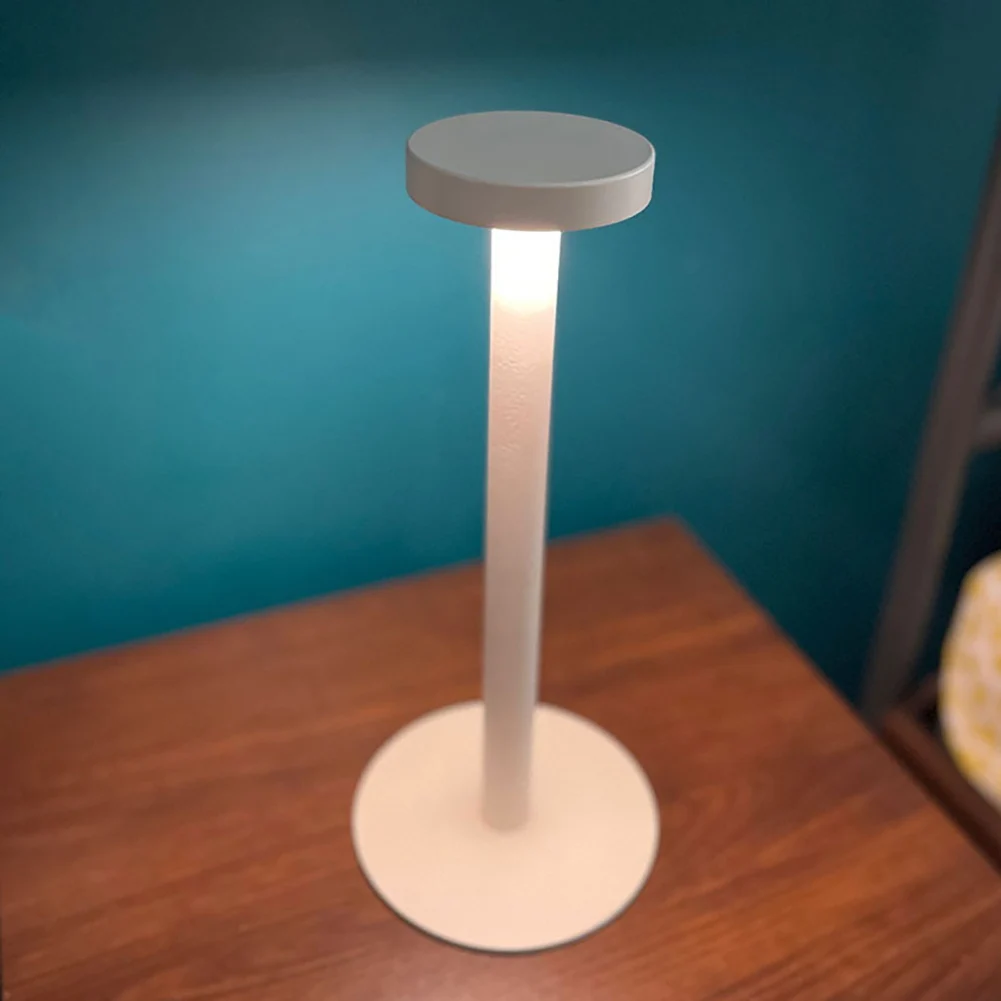 

LED Aluminum Alloy Rechargeable Desk Lamp Touch Dimming Table Lamps For Bar Living Room Reading Camping Light Christmas Gift
