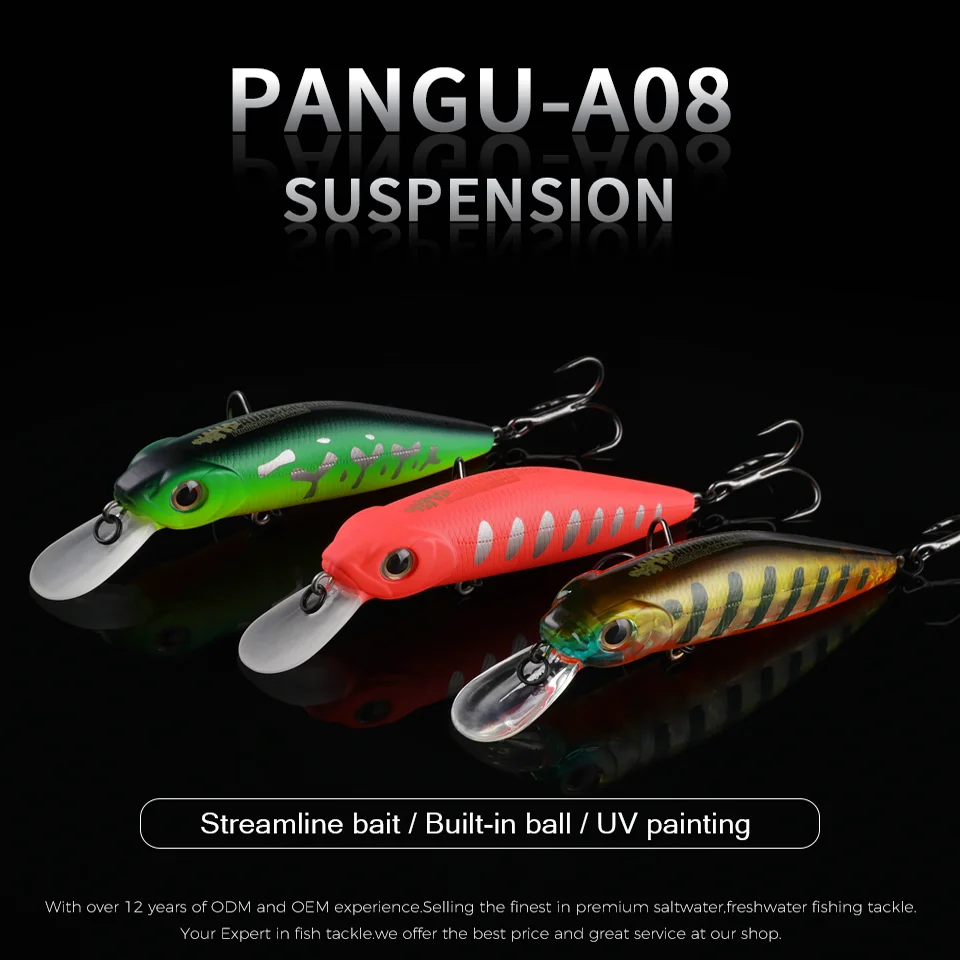BEARKING-Hard Lure Wobblers Crankbaits искусственная приманка для щуки рыболовная снасть окунь