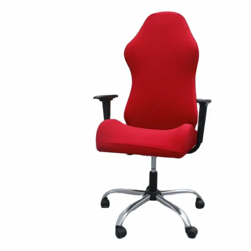 

Solid Color Elastic Gaming Chair Covers Modern Office Rotating Computer Anti-dirty Chair Seat Cases Removable Housse De Chaise