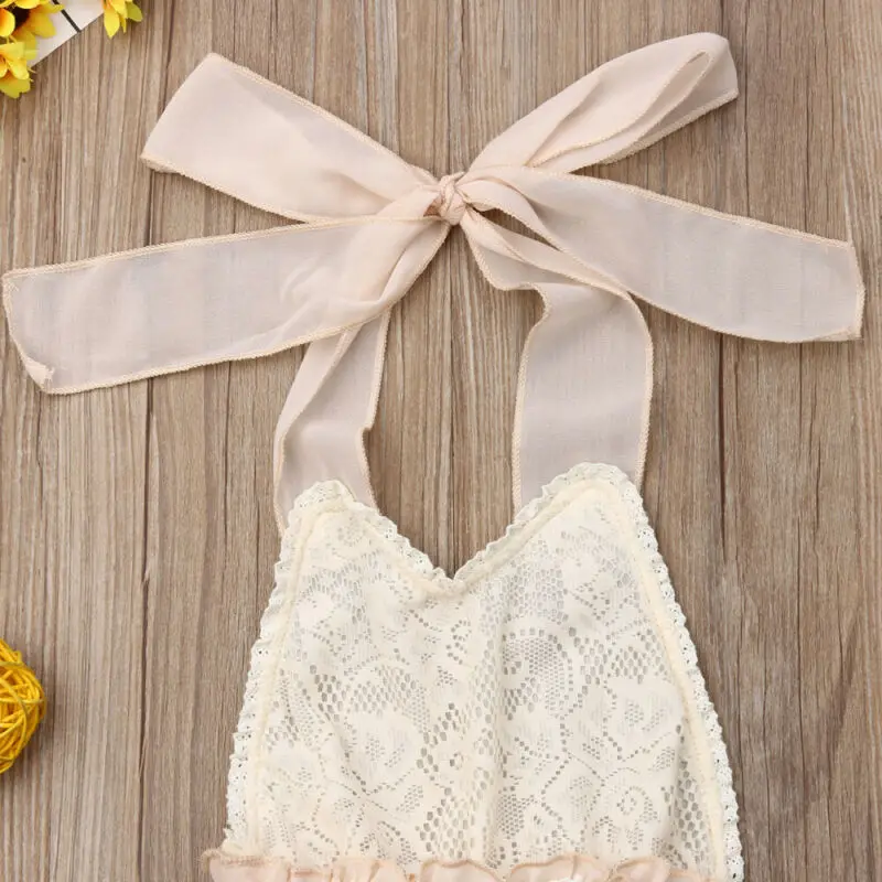 

Newborn Baby Girl Lace Romper Dress Bodysuit Jumpsuit Outfits Clothes SUmmer