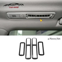 2020 2021 2022 abs carbon fiber car top air conditioner outlet ac vent switch decor cover trim for toyota highlander lhd styling