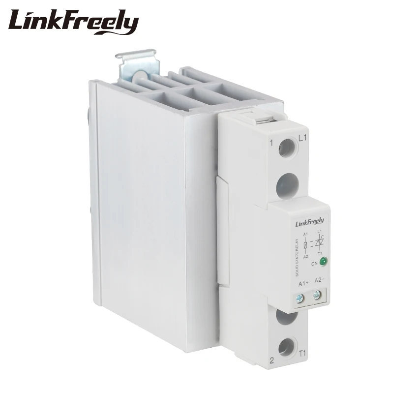 TRA23D80H DC AC Heat Sink SSR Solid State Relay Din Rail 80A 24-280VAC Out 3V 5V 12V 24V In Electrical Voltage Switch | Обустройство