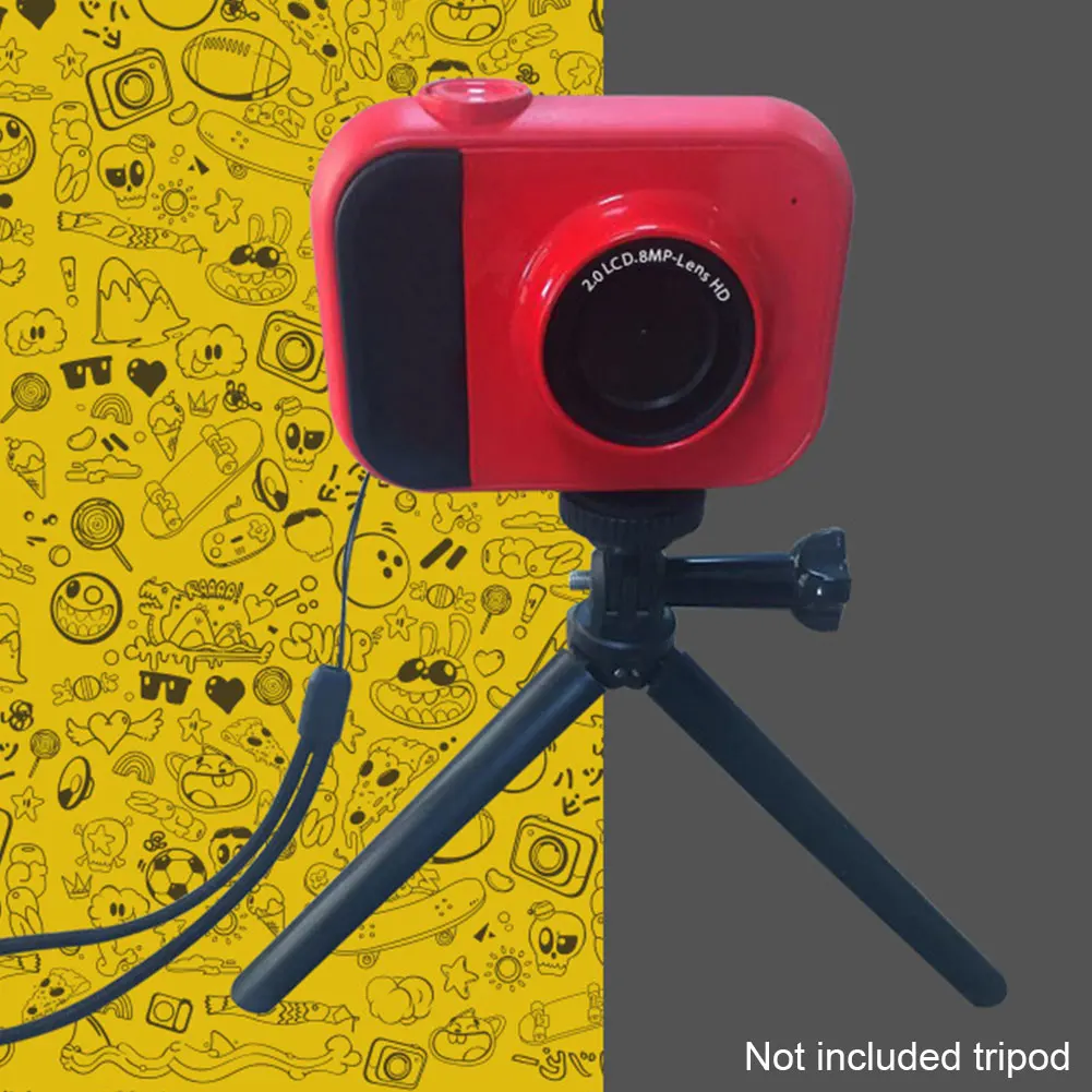 Модная детская одежда игрушечная Цифровая камера DSLR HD 1080P 2 дюйма Экран USB 2,0 дома Портативный путешествия видео подарок мини