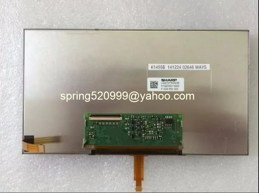 7 дюймов ЖК-дисплей модулей LQ070Y5DG08/LQ070Y5DG36/LQ070Y5DG09 Сенсорный экран новое поступление