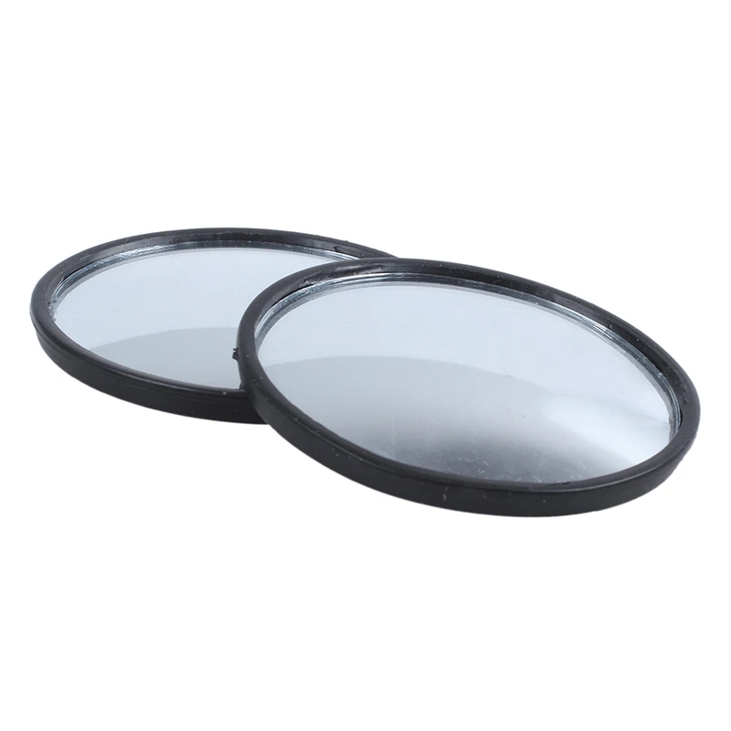 2 &quotDia черная рамка круглое зеркало заднего вида для автомобиля|Зеркала и крышки|