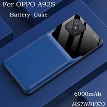 HSTNBVEO Portable Battery Case for OPPO A92S Battery Charger Cases External Power Bank Charging Power Case For OPPO A92S