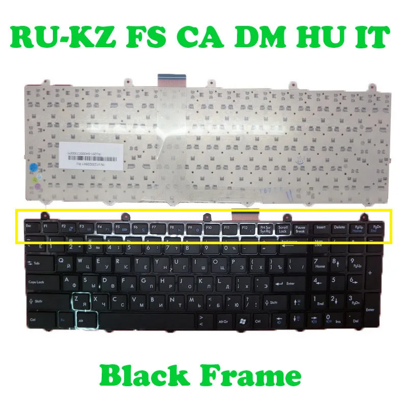 FS CA DM HU RU-KZ IT Keyboard For MSI GT780 GT780DXR GT780R GT783R GX780R MS-1761 Hungary Italy Denmark Farsi Canada