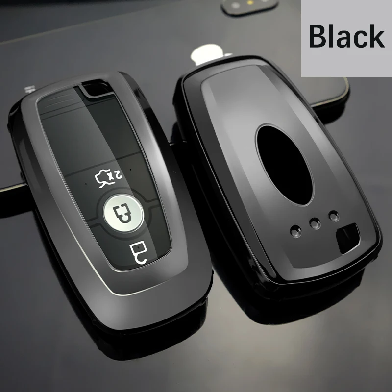 

For Ford Fusion Mustang Explorer F150 F250 F350 EcoSport Edge S-MAX Ranger Lincoln Mondeo Colorful Car Key Cover Protector Case