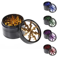 4 layer tobacco grinder herb mill crusher 63mm aluminum alloy herb grinder tobacco smoke grinders men smoking accessories