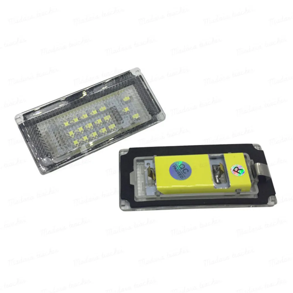 Автомобильный светодиодный номерной знак 12 В Белый SMD для BMW Mini Cooper S R50 R52 R53 2X лампа