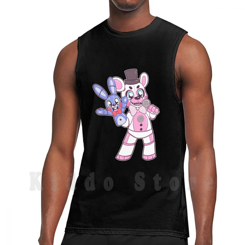 Funtime tank tops vest sleeveless Sister Location Fnaf Five Nights At Fazbear Funtime Bonnie