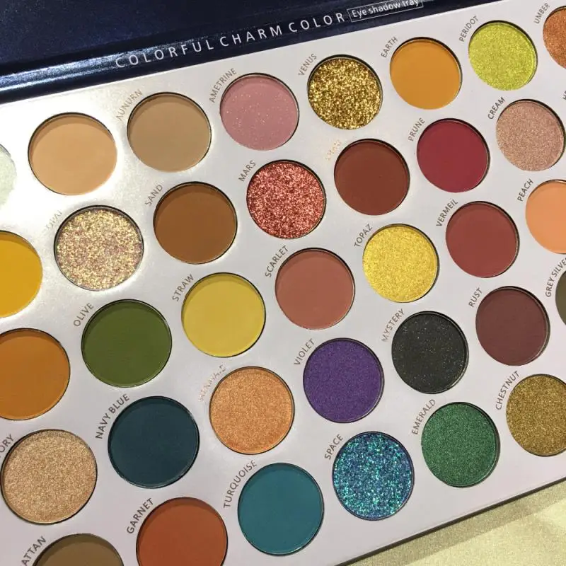 Beauty Glazed тени для век Палитра 40 цветов блестящие зеркальные Водонепроницаемая