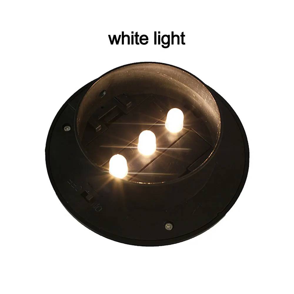 Уличный светодиодный светильник с питанием от солнечной батареи 3 светодиода