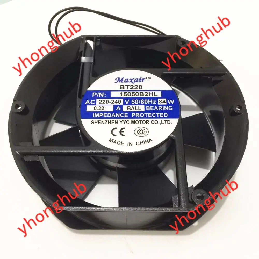 Ventilador de Refrigeração do Servidor da C.a. 34w de Maxair 220v 240v 15050b2hl